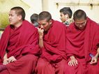 Monjos budistes a Swayambhunath
