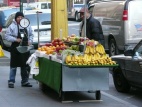 Puestos de comida en la calle