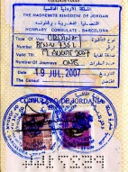 Visado Jordania