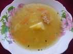 Sopa de qunoa y calabaza, Llahuar Lodge