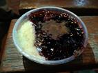 Mazamorra morada con arroz con leche