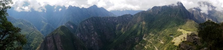 Vistas de la Ciudadela de Machu Picchu desde la montaña Huayna Picchu Vistas de la Ciudadela de Machu Picchu desde la montaña Huayna Picchu