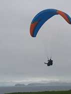 Vuelo en parapente sobre el malecón