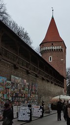 Antiguas murallas de Cracovia
