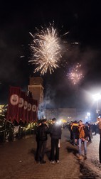 Fin de año en Rynek Glowny, Plaza del Mercado
