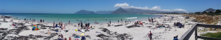 Kommetjie beach con Noordhoek al fondo Kommetjie beach con Noordhoek al fondo