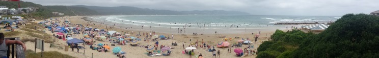 Playa de Buffalo Bay desde el restaurante Buffelsbay