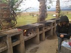 Barbacoa en Amphitheatre Backpackers