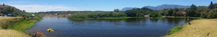 El río Breede desde Lang Elsie's Kraal Rest Camp