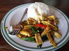 Fried panang curry