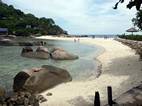 Playa de Koh Nang Yuan, isla de Koh Tao