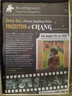 Proyección de la película Chang en el hotel Victoria