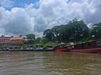 Muelle de Huai Xai desde la barcaza