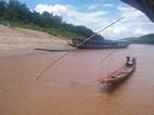Vistas desde la barcaza en el trayecto entre Huay Xai y Luang Prabang