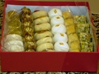 Seleccion de dulces arabes para regalar, pasteler&iacute;a Gourmandise, Tunis