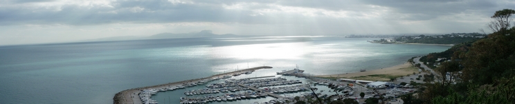 El mar Mediterraneo desde Sidi Bou Said