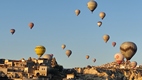 Globos al amanecer en Goreme