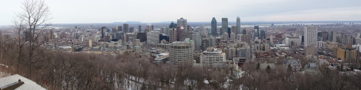 Vistas de la ciudad desde Miont Royal
